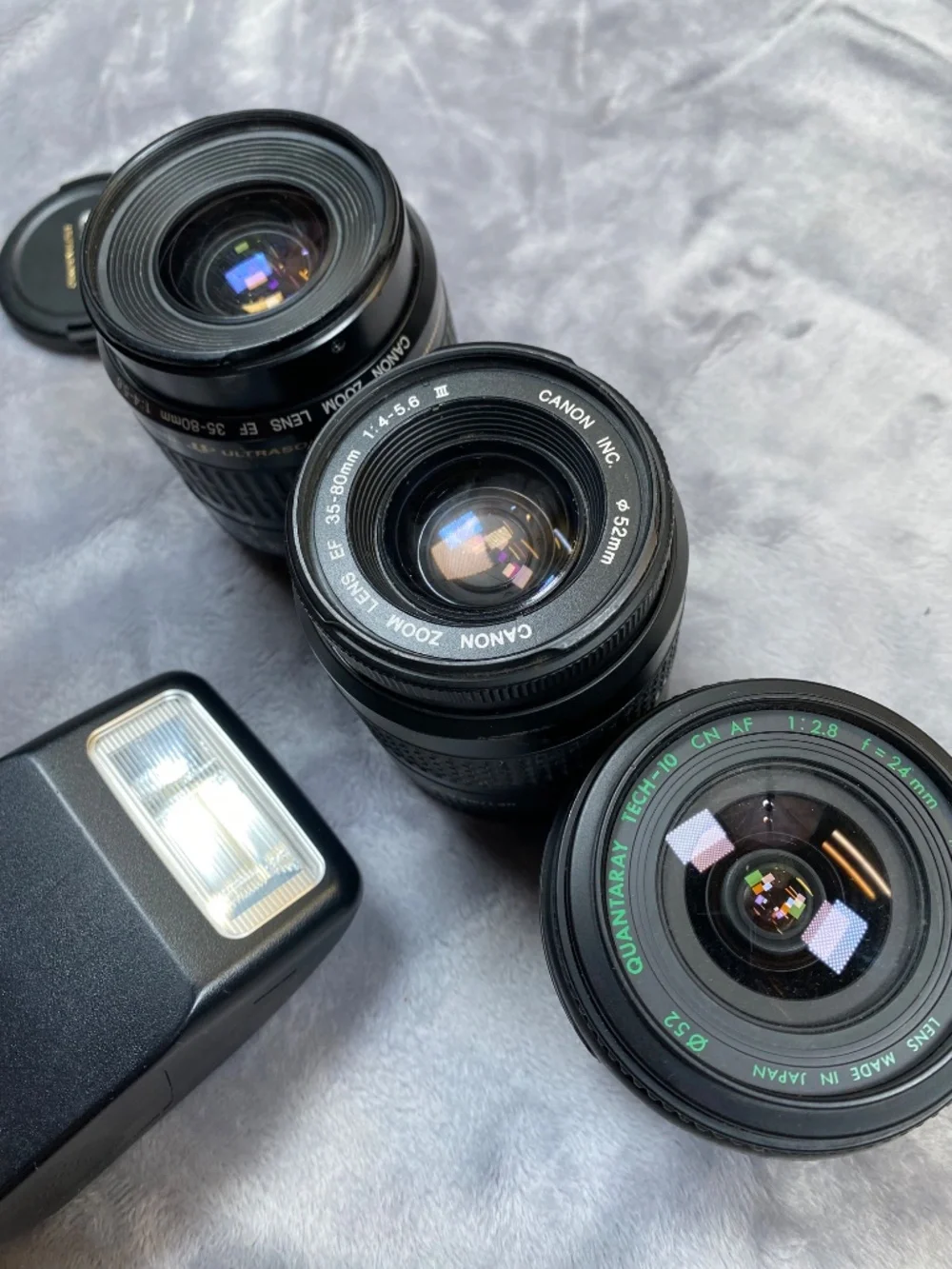 Canon Lenses and Flash - Bulk Lot for EOS SLR